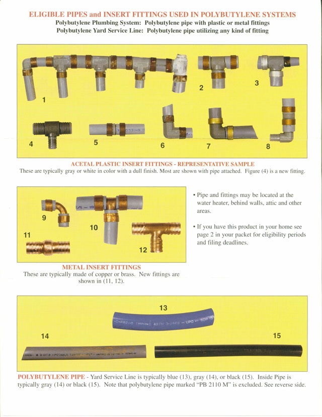 Examples of Polybutylene Pipe