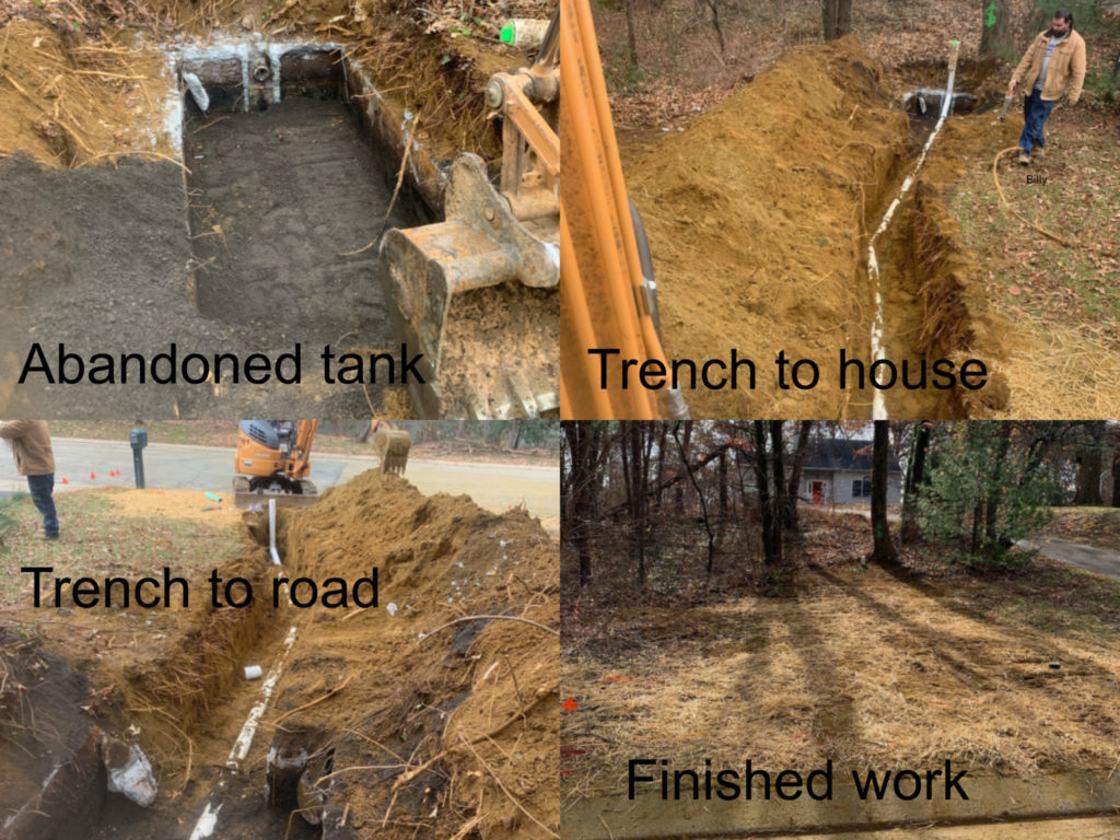 New Sewer Service Installation - Arnold