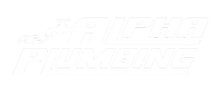 AAlpha Plumbing Logo White